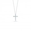 Roberto Coin 18K White Gold Tiny Treasures Large Cross Pendant