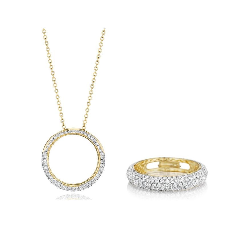 Roberto Coin Diamond & Lapis Zipper Necklace