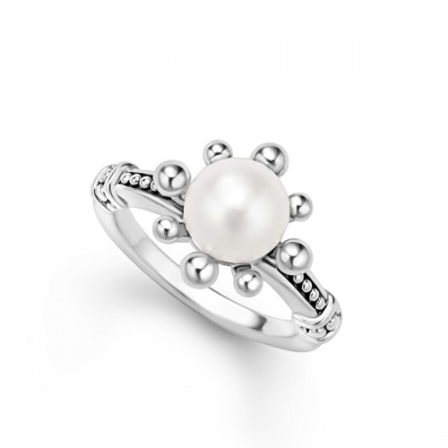 Lagos Luna Fleur Pearl Ring