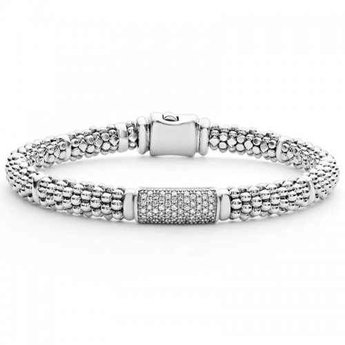 Lagos Sterling Silver Signature Caviar Rope Bracelet