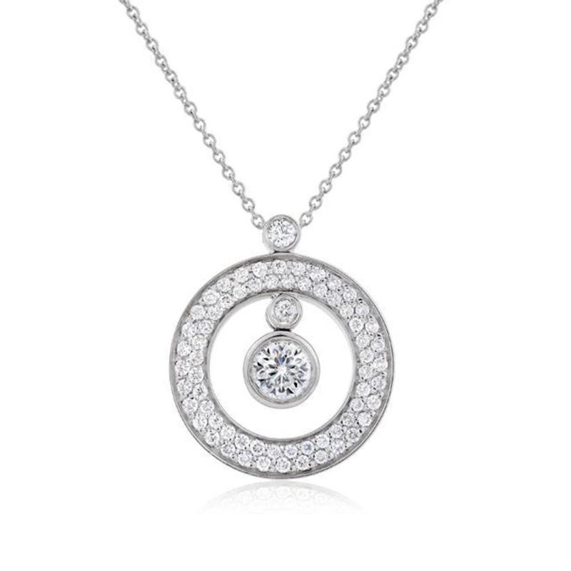 New Roberto Coin Venetian Princess Lapis & Diamond Flower Pendant 33'' Necklace