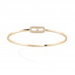 Messika Move Uno Pave Flex Bangle Bracelet