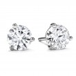 Three-Prong Stud Earrings