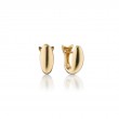 Monica Rich Kosann 18K Yellow Gold Perserverance Small Fish Huggie Earrings