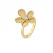 Roberto Coin 18K Yellow Gold Jasmine Flower Ring