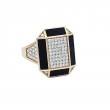 Roberto Coin 18K Yellow Gold Art Deco Ring