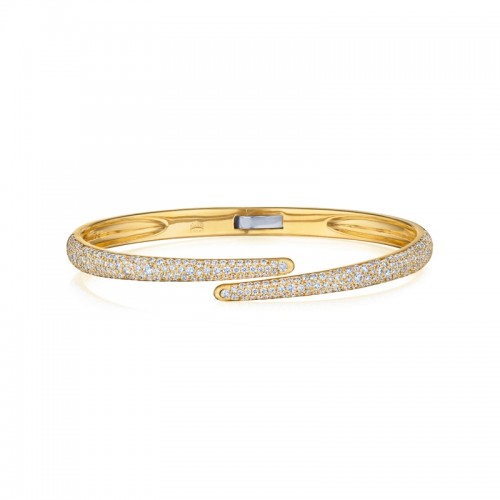 Kwiat Cobblestone Bypass Diamond Bangle