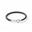 Men's Black Leather Bracelet