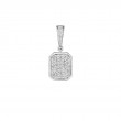 Penny Preville Emerald Shape Pavé Clip-On