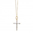 Monica Rich Kosann 18K Yellow Gold Cross Charm Necklace