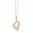 Monica Rich Kosann 18K Yellow Gold Midi Heart Charm