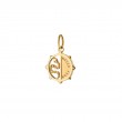 Monica Rich Kosann 18K Yellow Gold Never Fear Snake Medallion Charm