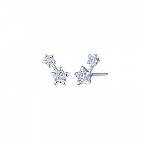 Kwiat Starry Night Duo Stud Earrings