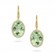 18K Yellow Gold Diamond Earrings