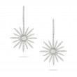 18K White Gold Diamond Earrings