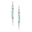 18K White Gold Diamond Earrings