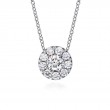 Fulfillment Round Diamond Pendant