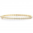 Lorelei Floral Diamond Bangle Bracelet