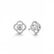 Signature Petal Bezel Diamond Earrings