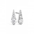 Triplicity Drop Diamond Earrings