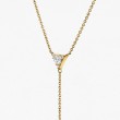 Triplicity Triangle Lariat Necklace