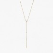 Triplicity Triangle Lariat Necklace