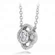 Signature Petal Bezel Diamond Pendant