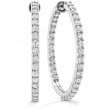 Classic Inside-Out Large Diamond Hoop Earrings