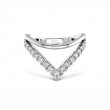 Hayley Paige For Harley Silhouette Power Diamond Band Ring