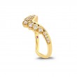 Hayley Paige For Behati Silhouette Power Diamond Band Ring