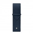 Montblanc Sartorial 2 Pen Pouch In Blue