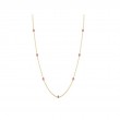 Penny Preville 18K Yellow Gold Pink Sapphire Eyeglass Chain