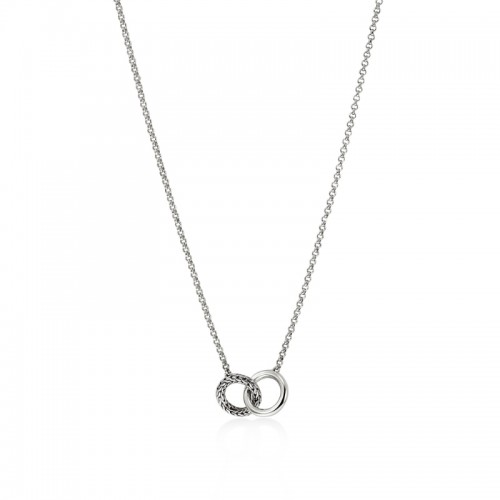 Essentials Mini Rolo Chain Interlinking Necklace