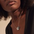 Classic Chain Hammered Pendant Necklace