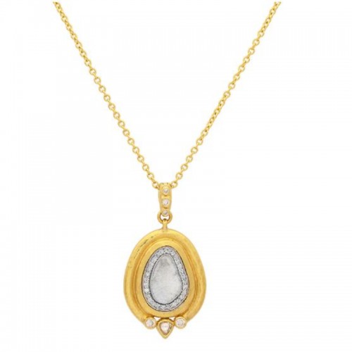 Gurhan 24K Yellow Muse Diamond Pendant