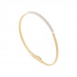 Marco Bicego 18K Yellow And White Gold Masai Small Stackable Bracelet