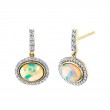 Sloane Street 18K Yellow Gold Sideways Drop Earrings