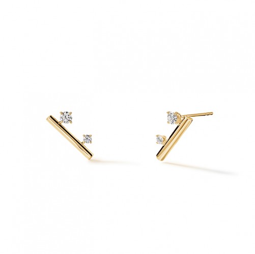 Barre Bar Stud Earrings