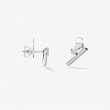 Barre Pave Bar Stud Earrings