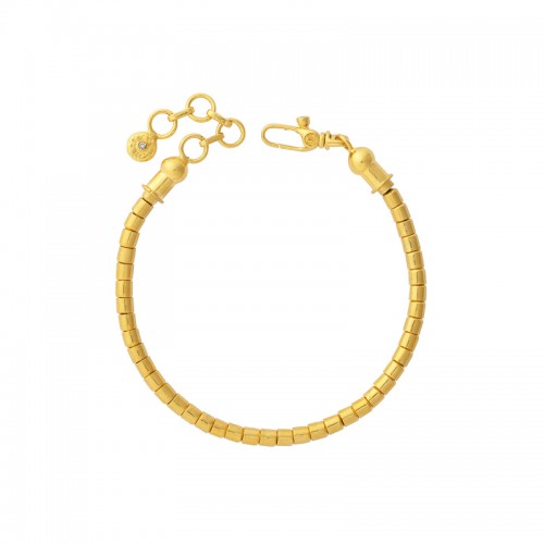 Gurhan 24K Yellow Gold Vertigo Thin Single Strand Bracelet