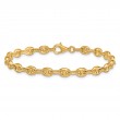 14K Yellow Gold Anchor Link Bracelet