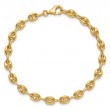 14K Yellow Gold Anchor Link Bracelet