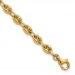 14K Yellow Gold Anchor Link Bracelet