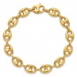 14K Yellow Gold Anchor Link Bracelet