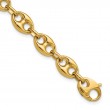 14K Yellow Gold Anchor Link Bracelet