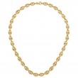 14K Yellow Gold Anchor Link Necklace