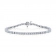 Bachendorf's Diamond Straight Line Bracelet