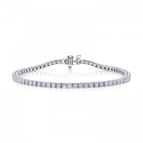 Bachendorf's Diamond Straight Line Bracelet