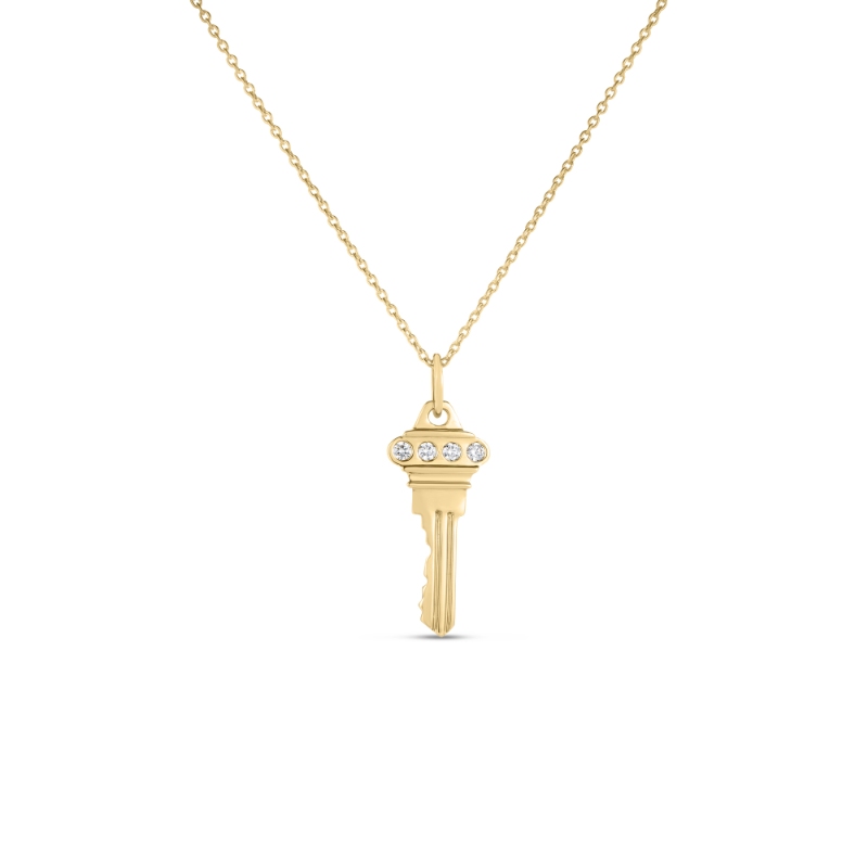 Roberto Coin 18K Yellow Gold Tiny Treasures Key Pendant