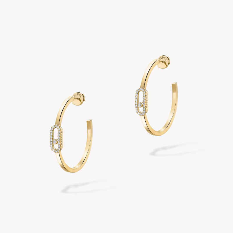 Messika Move Uno Small Hoop Earrings